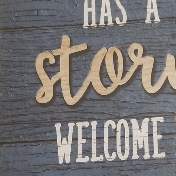 **SOLD** NEW Every Family has a Story Welcome to Ours Art - Picture 3 of 10